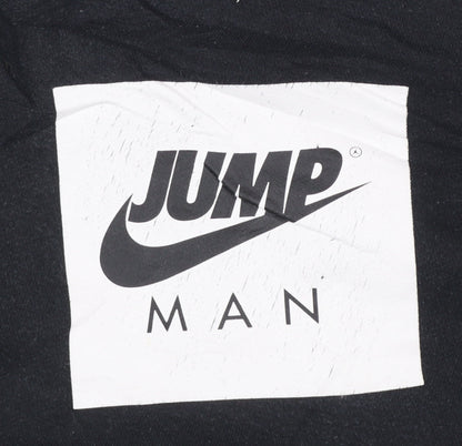 Jordan Men's Black Jumpman Logo Pullover Sweatshirt Size L