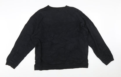 Quiksilver Men's Black XL Pullover Fleece Graphic Sweatshirt
