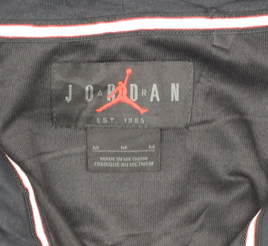 Jordan Men's Black Full Zip Hoodie Size M Sportswear