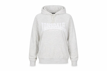 Lonsdale London Women's Grey Pullover Hoodie Size 14