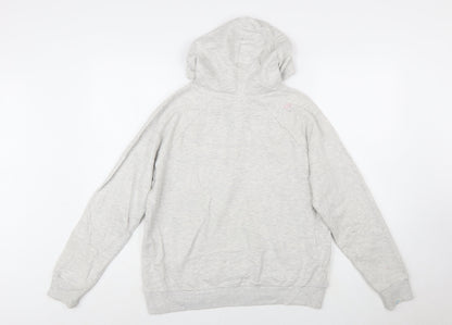 Lonsdale London Women's Grey Pullover Hoodie Size 14