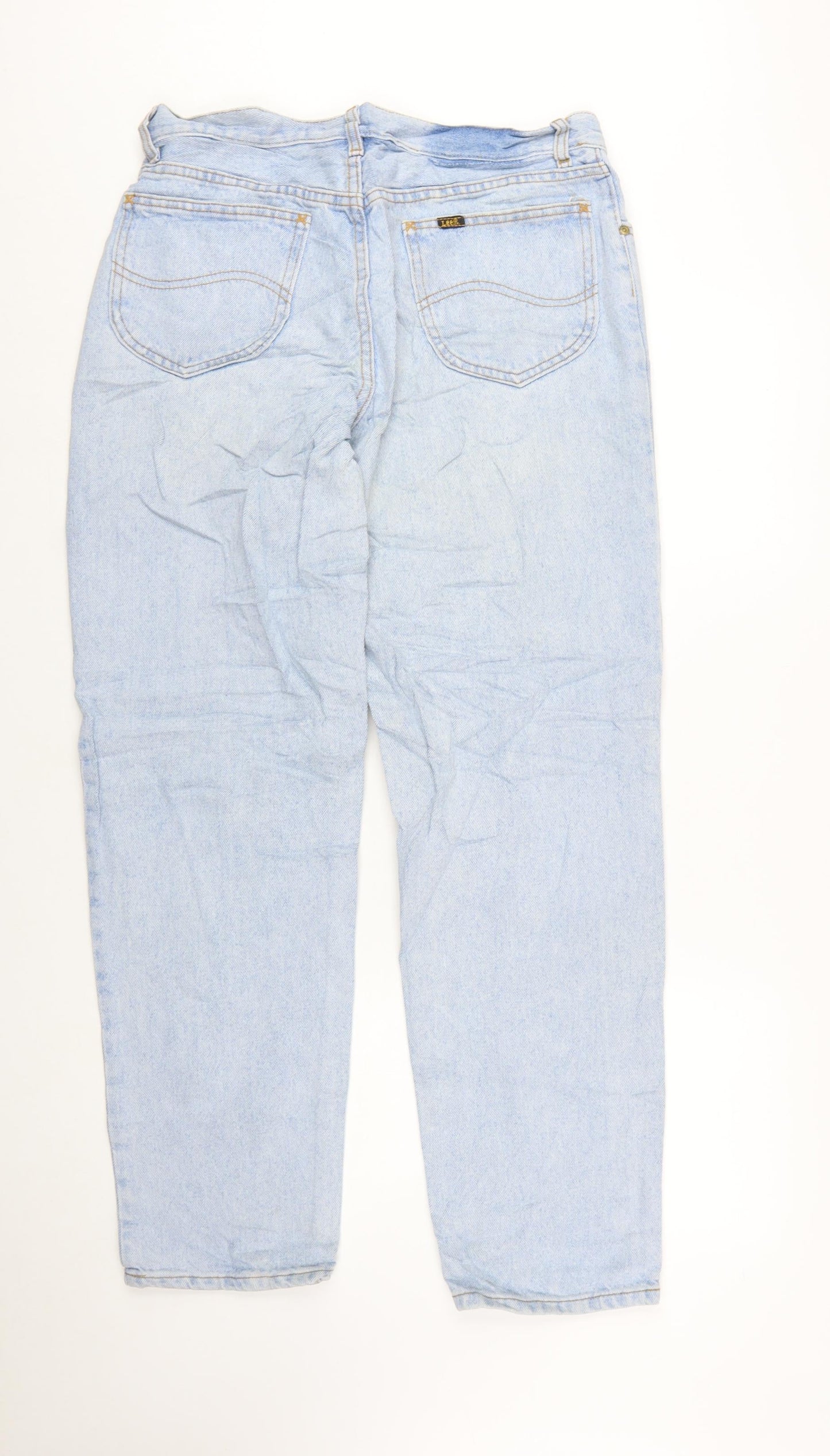 Lee Men's Blue Straight Leg Denim Jeans 33x32 Regular Fit