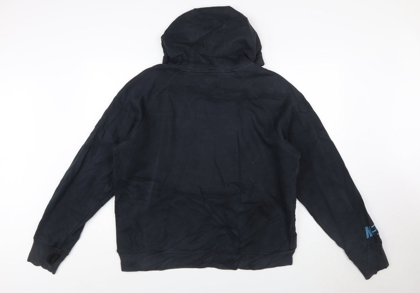 Nike Mens Black L Pullover Hoodie Sportswear Graphic Fleece