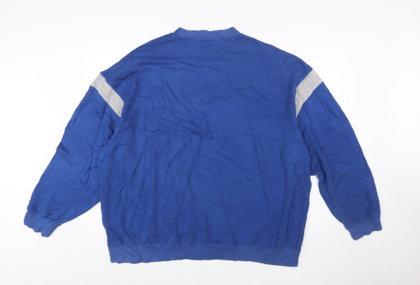 NFL Mens Blue 2XL Pullover Sweatshirt Indianapolis Colts Logo