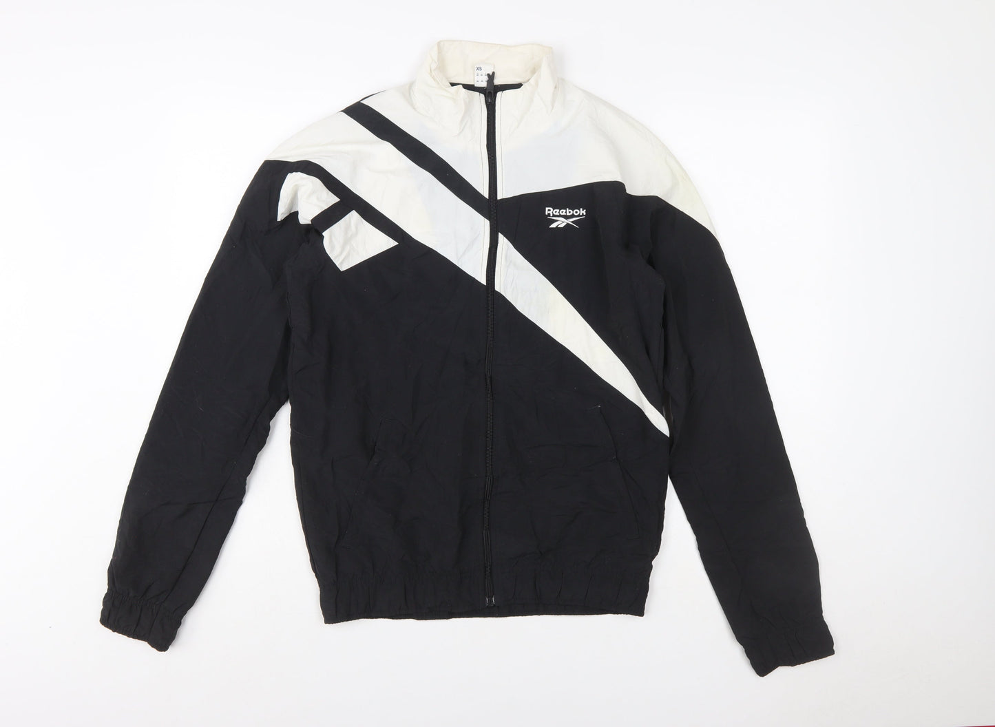 Reebok Men's Black XS Lightweight Windbreaker Jacket