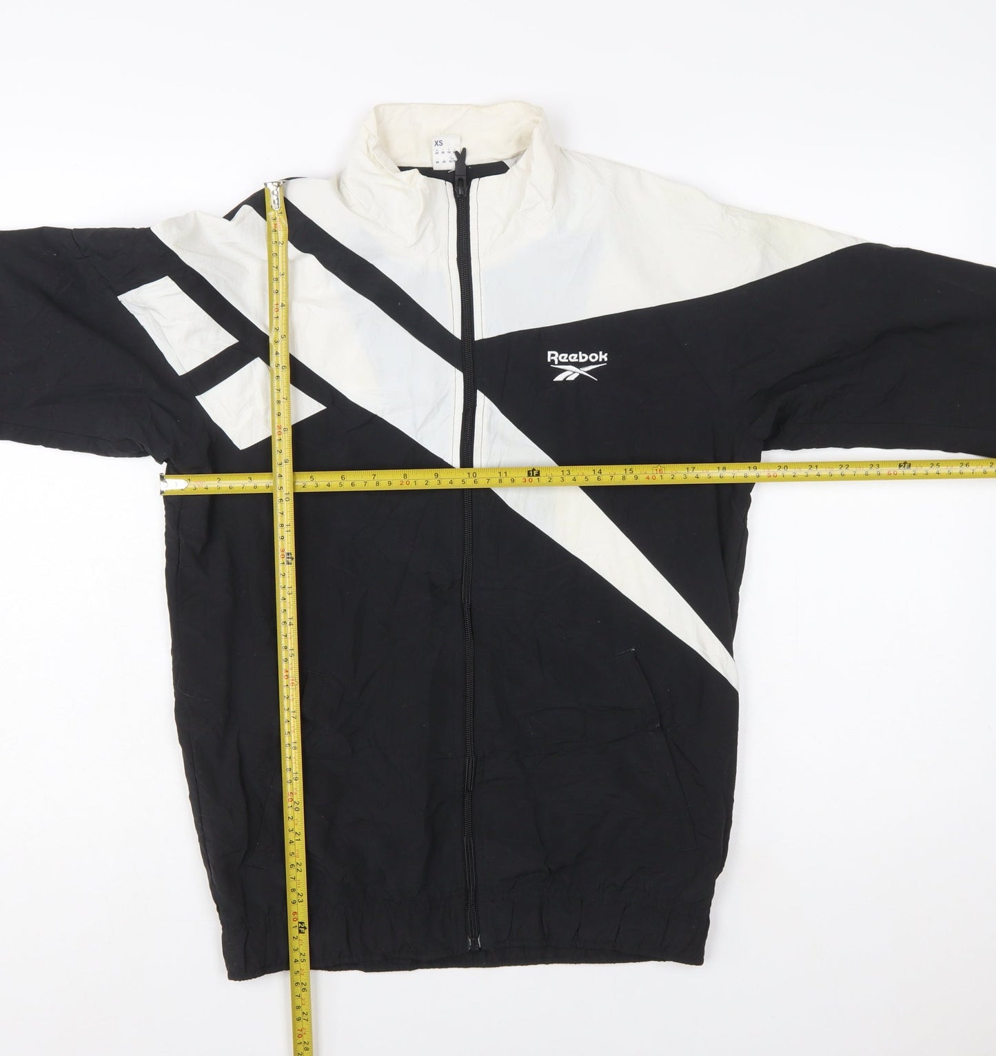 Reebok Men's Black XS Lightweight Windbreaker Jacket