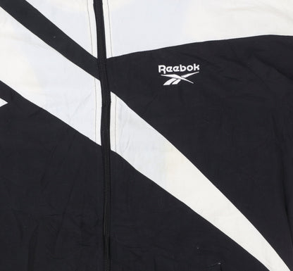 Reebok Men's Black XS Lightweight Windbreaker Jacket