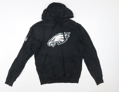 New Era Men’s Black NFL Pullover Hoodie Medium Fleece Sportswear