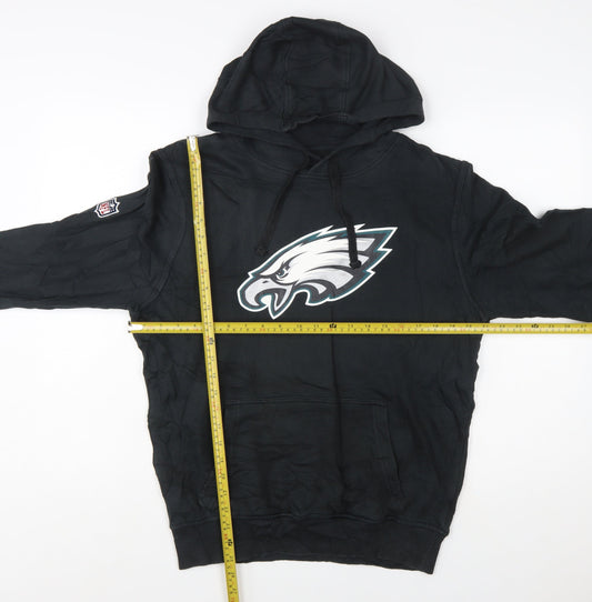 New Era Men’s Black NFL Pullover Hoodie Medium Fleece Sportswear