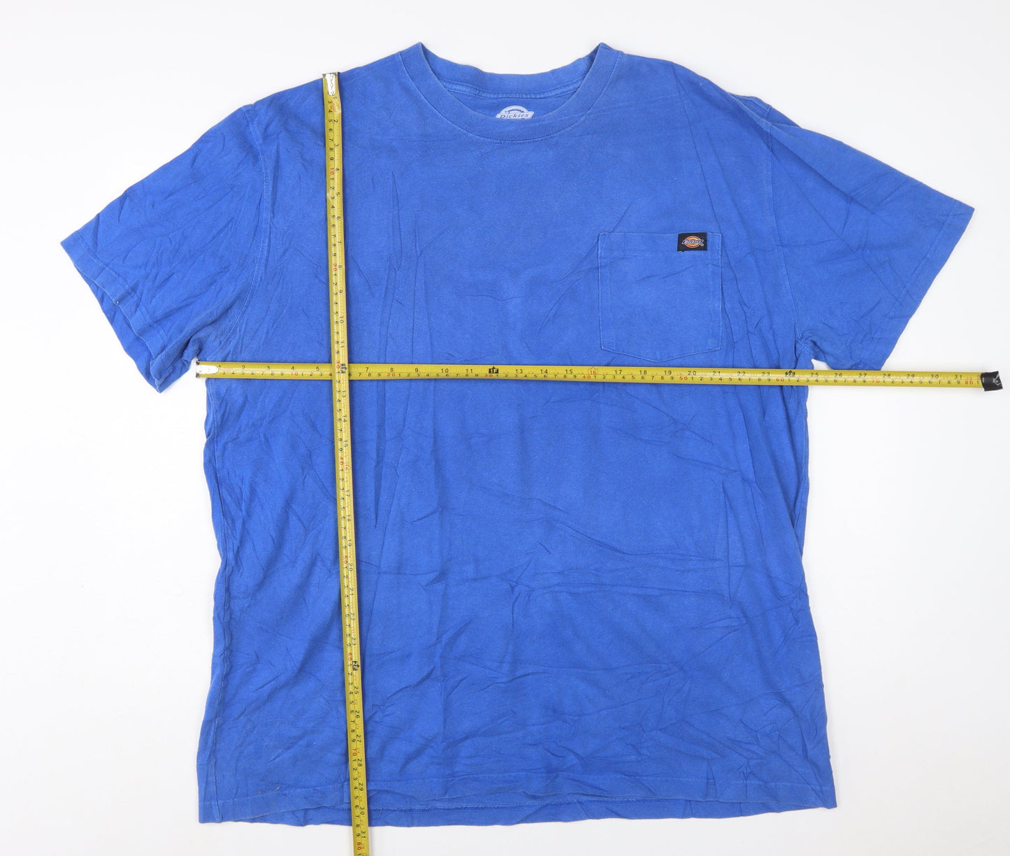 Dickies Men’s Blue XLT Crew Neck Cotton Work T-Shirt