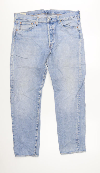 Levi's 501 Men's Blue Regular Fit Straight Leg Jeans W36 L32