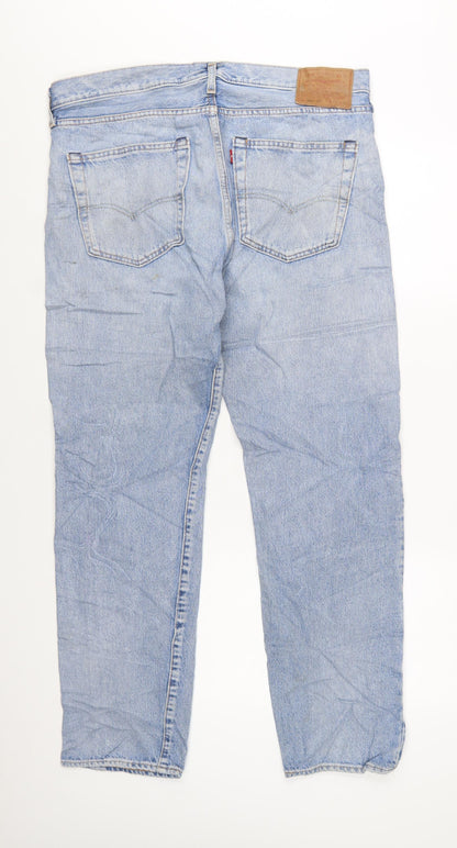 Levi's 501 Men's Blue Regular Fit Straight Leg Jeans W36 L32