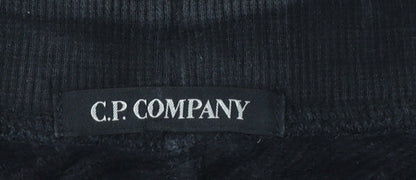C.P. Company Men's Black Cargo Jogger Trousers Size M