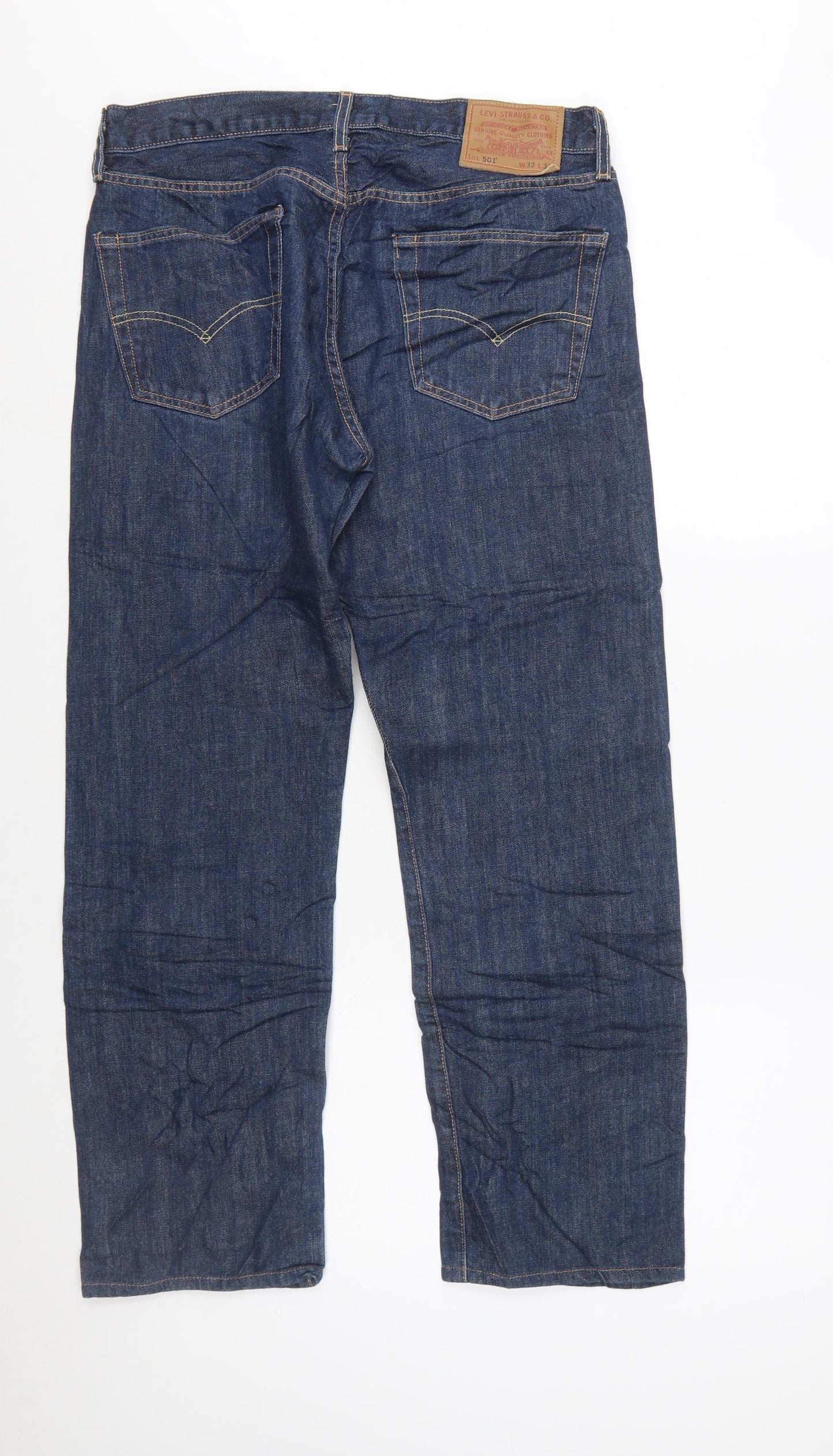Levi's 501 Men's Blue Straight Leg Denim Jeans W32 L32