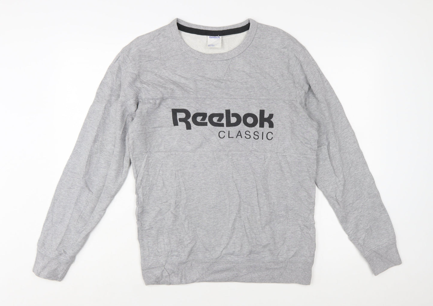 Reebok Classic Mens Grey Small Pullover Sweatshirt