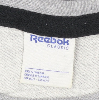 Reebok Classic Mens Grey Small Pullover Sweatshirt