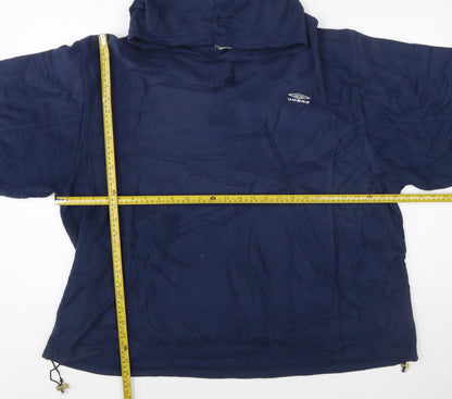 Umbro Men's Blue 2XL Fleece Pullover Hoodie