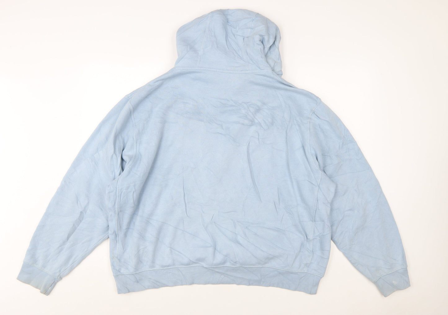 Nike Women’s Blue Pullover Hoodie XL Cotton Blend Casual Sportswear