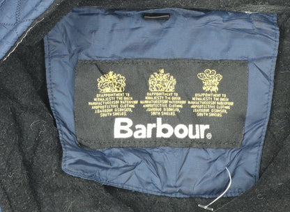 Barbour Womens Blue Quilted Mid-Length Jacket Size 18