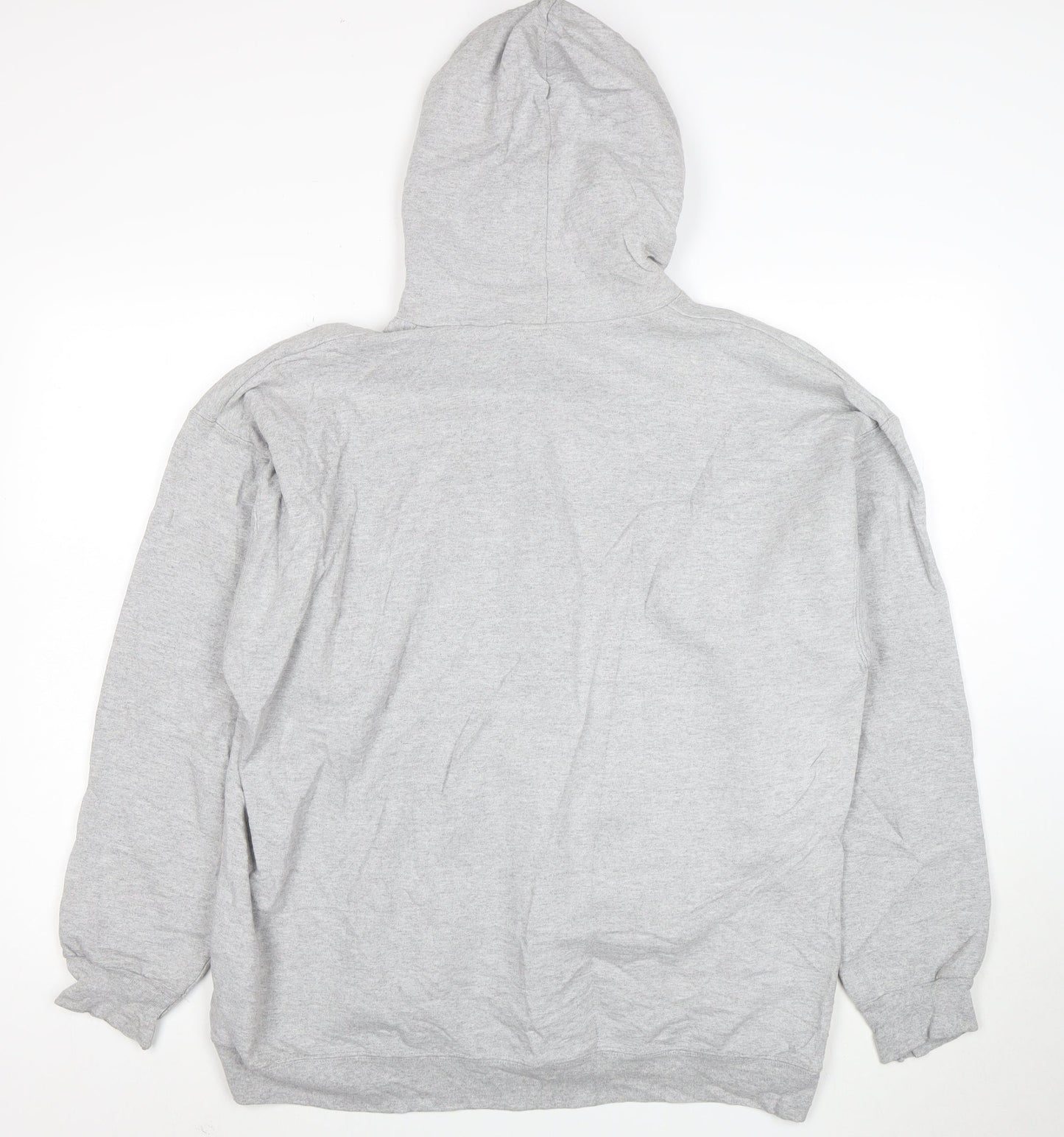 Thrasher Men’s Grey Pullover Hoodie L Logo Skate Sweatshirt