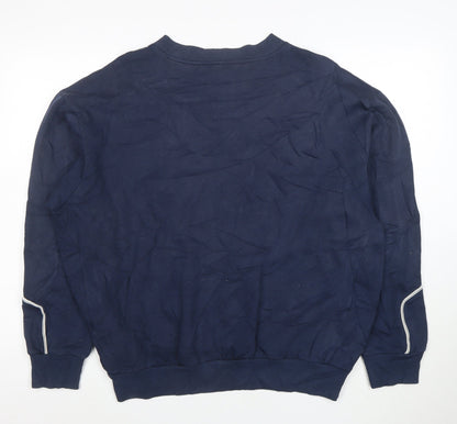 Umbro Men's Blue XL Pullover Crew Neck Sports Sweatshirt