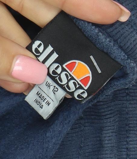 Ellesse Womens Blue Colourblock Jogger Trousers Size 12