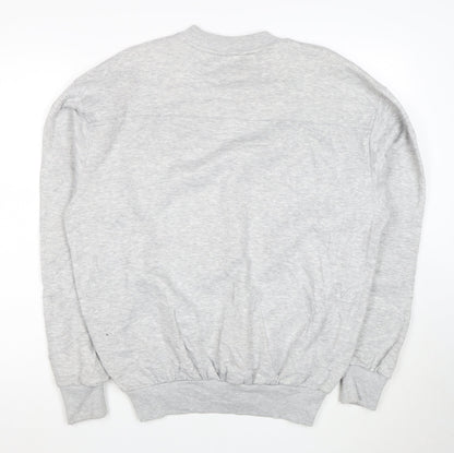 Umbro Mens Grey Crew Neck Pullover Sweatshirt Size M