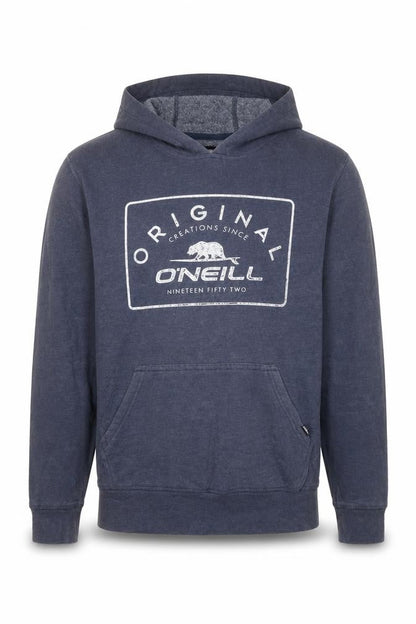 O'Neill Men's Blue Graphic Print Pullover Hoodie Medium