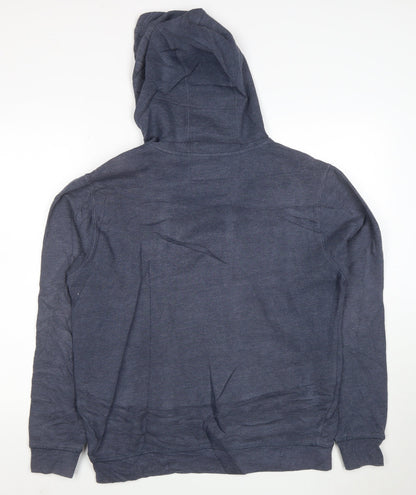 O'Neill Men's Blue Graphic Print Pullover Hoodie Medium