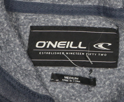 O'Neill Men's Blue Graphic Print Pullover Hoodie Medium