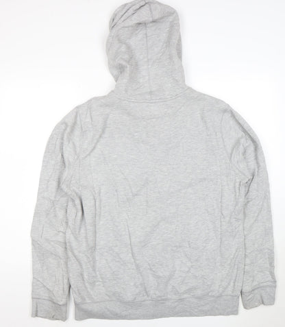 Tommy Jeans Men's Grey Full Zip Hoodie XL Regular Fit