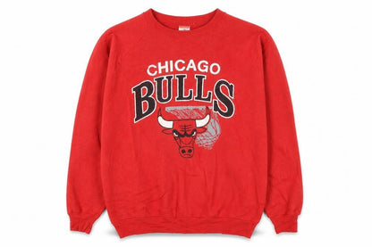 Fruit of the Loom Men's Red XL Chicago Bulls Pullover Sweatshirt