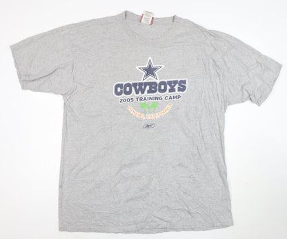 Reebok Men's Grey XL Dallas Cowboys 2005 Training Camp T-Shirt
