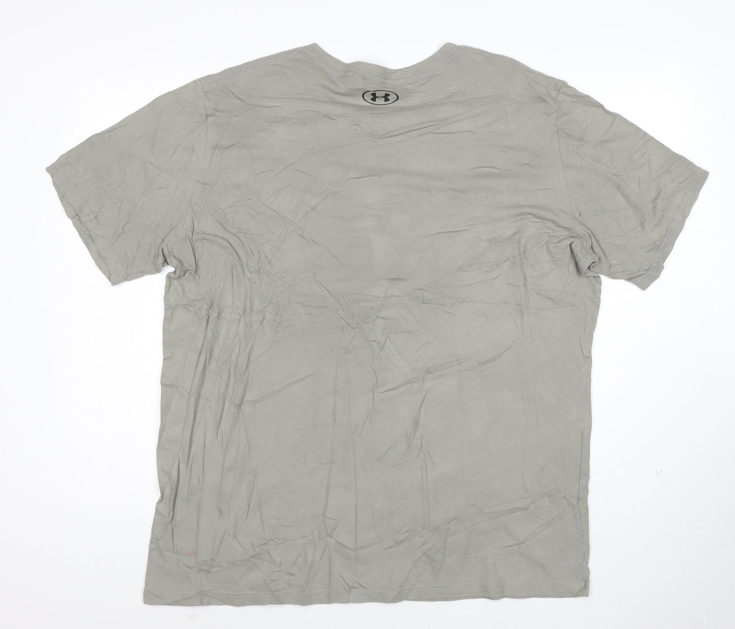 Under Armour Mens Grey 2XL HeatGear Sports T-Shirt Short Sleeve