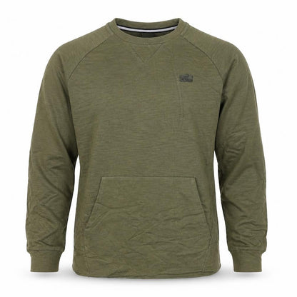 Nike Men's Green Pullover Sweatshirt M Regular Fit Crew Neck
