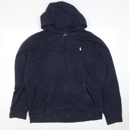 Polo Ralph Lauren Men's Blue XL Full Zip Hoodie