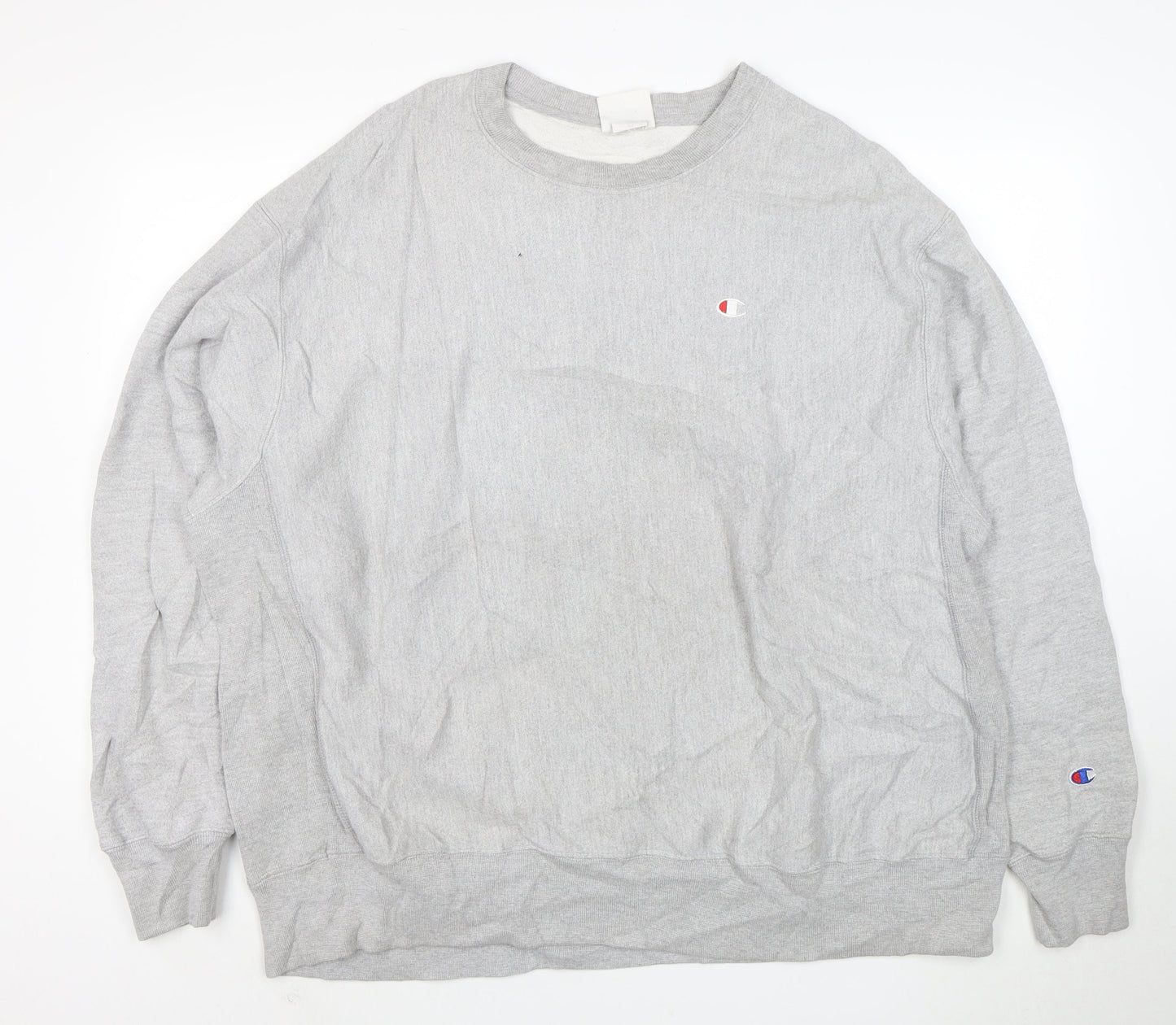 Champion Men's Grey 2XL Pullover Reverse Weave Sweatshirt
