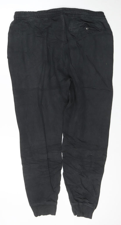 Gymshark Men’s Black L Jogger Activewear Trousers Viscose Blend