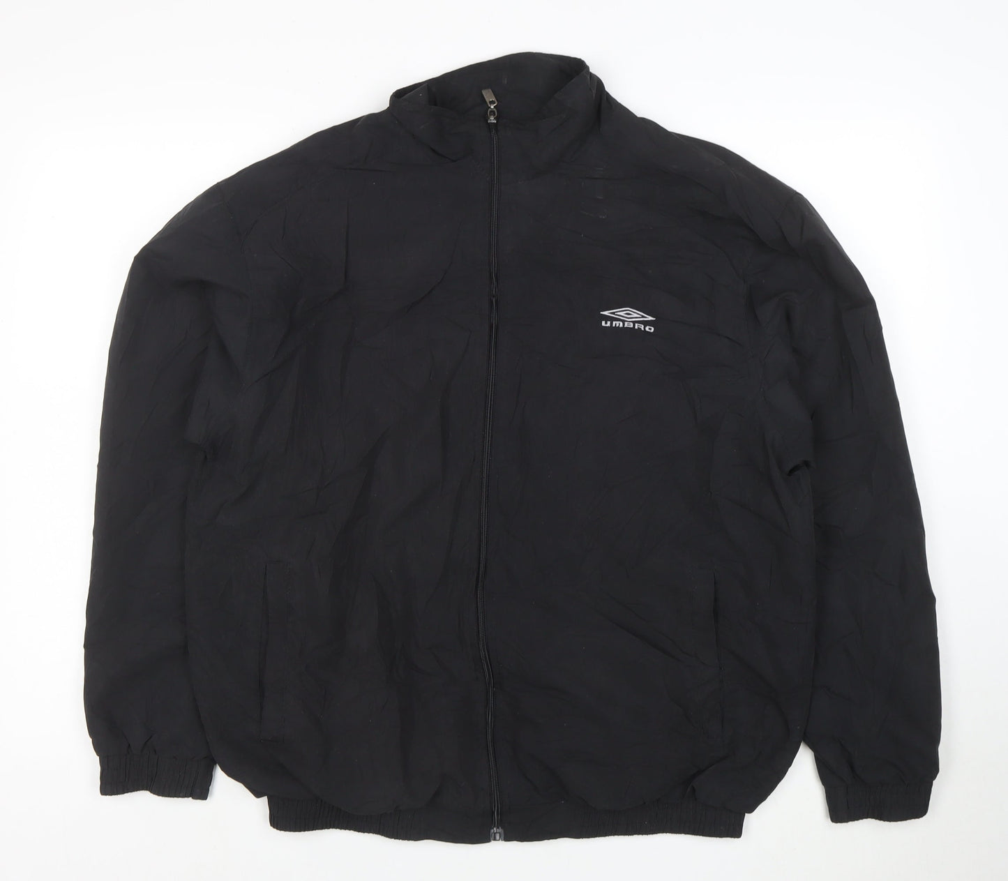 Umbro Men's Black M Lightweight Sports Jacket Full Zip