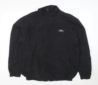 Umbro Men's Black M Lightweight Sports Jacket Full Zip