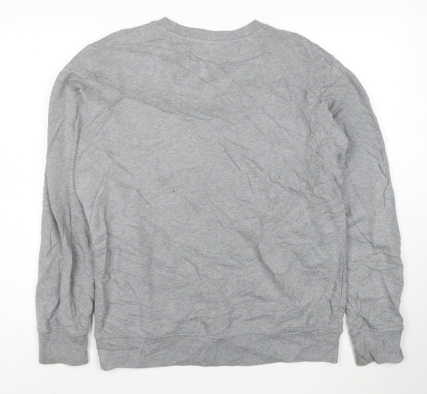 Calvin Klein Jeans Men's Grey Crew Neck Pullover Sweatshirt L