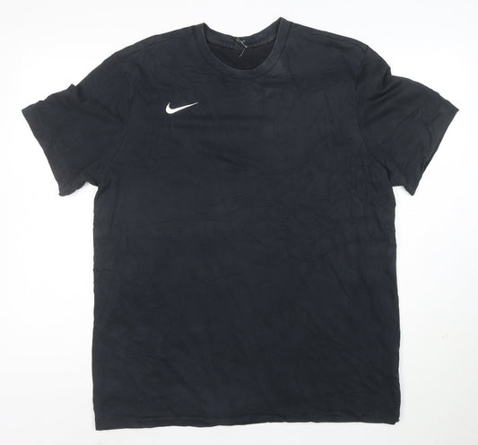 Nike Men’s Black Dri-Fit Regular Fit Crew Neck T-Shirt XL