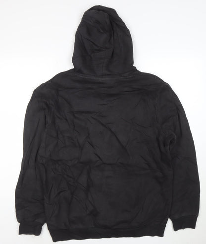 Puma Men's Black Pullover Hoodie L Sportswear Graphic Fleece