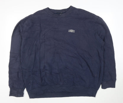 Umbro Men's Blue XXL Crew Neck Pullover Sweatshirt