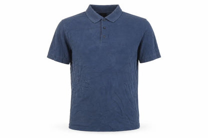 Hugo Boss Mens Blue Pima Cotton Short Sleeve Polo Shirt Size L