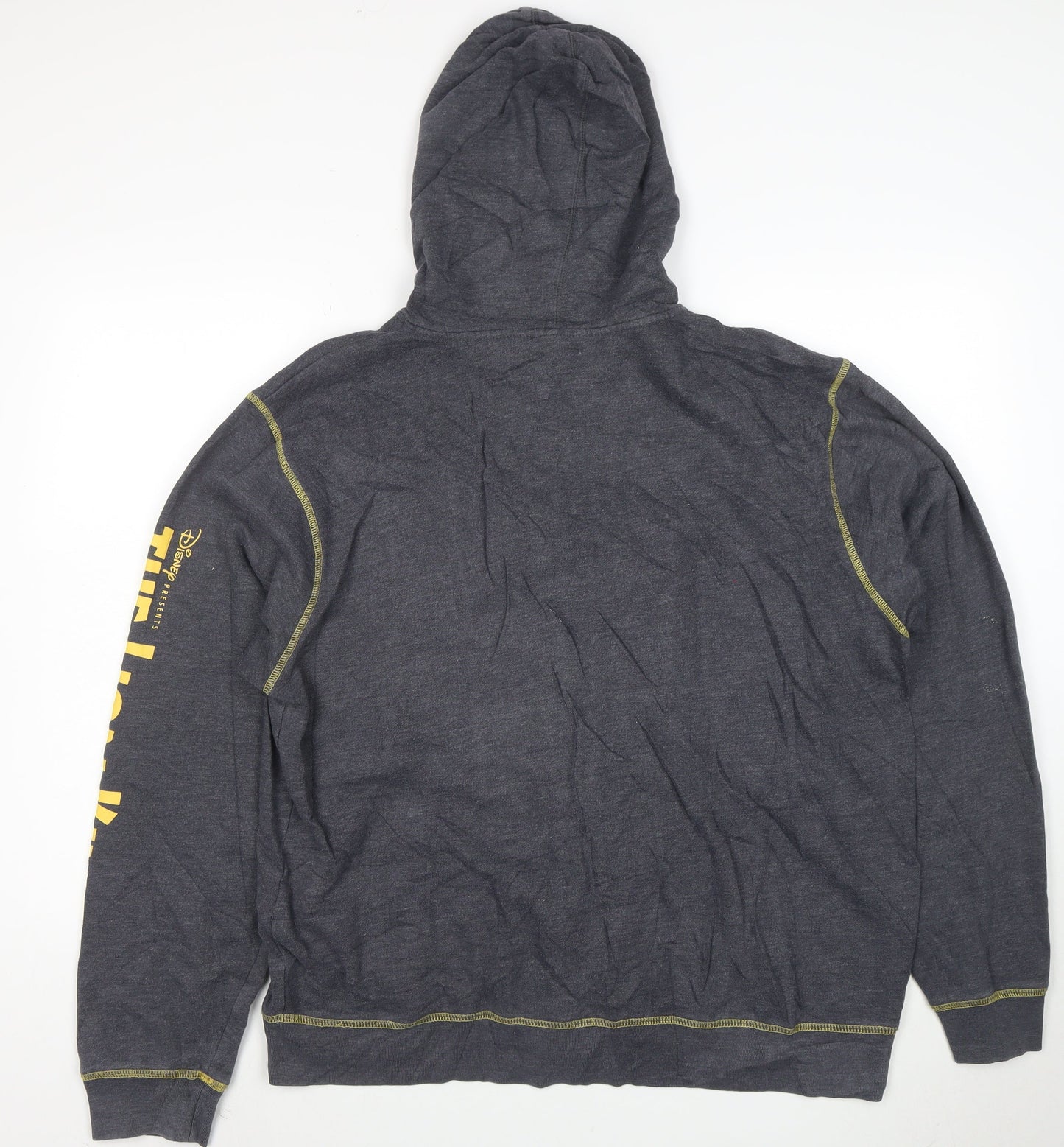 Disney The Lion King Men's Grey Full Zip Hoodie XL