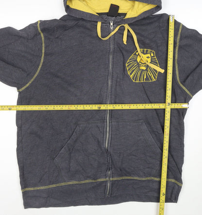 Disney The Lion King Men's Grey Full Zip Hoodie XL