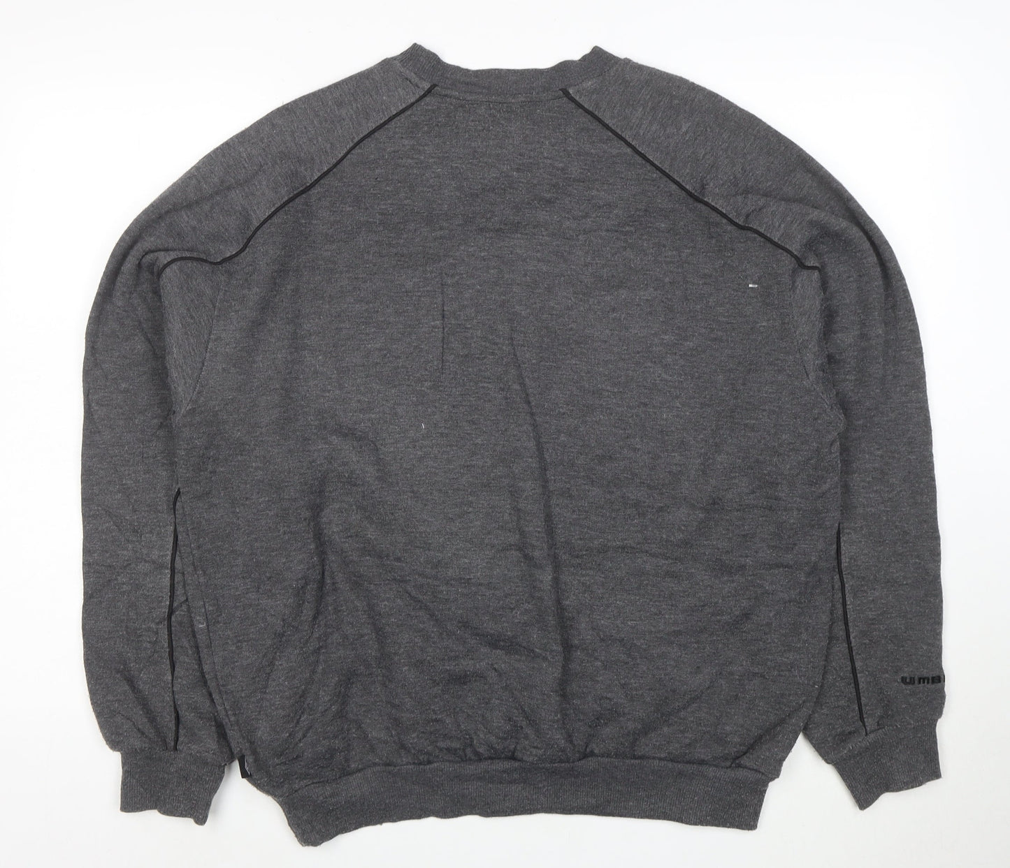 Umbro Men’s Grey XL Pullover Crew Neck Sweatshirt