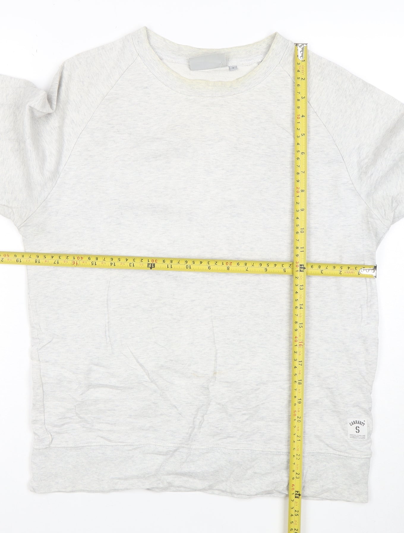 Carhartt WIP Mens Grey Small Pullover Sweatshirt Regular Fit