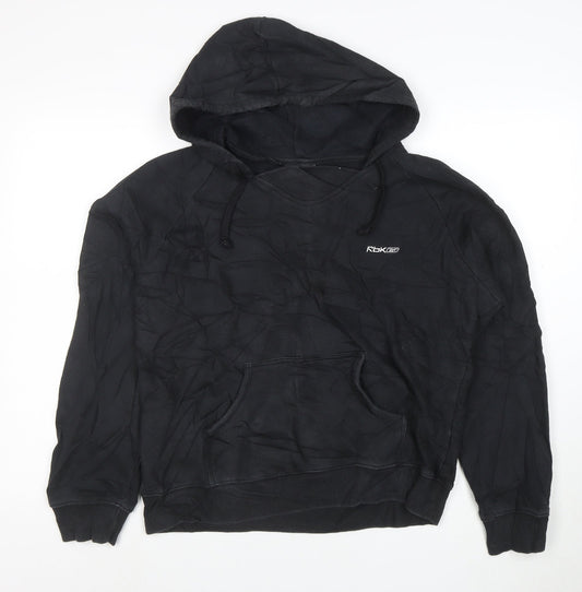 Reebok Men’s Black 2XL Pullover Hoodie Sports Fleece